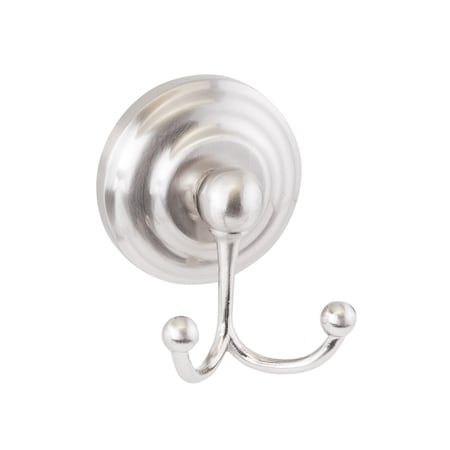 Sure-Loc Hardware Sure-Loc Hardware Boulder Robe Hook, with double hook, Satin Nickel BL-RH2 15